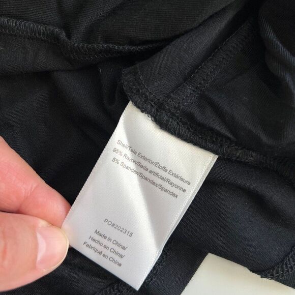 ModCloth A Twist of Fun Knit Soft Breezy Lightweight Black Top, 3X - Picture 6 of 6